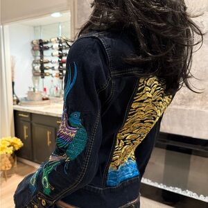 RARE! SET: Baby Phat Jean Jacket Size Large & Baby Phat Size 11 Juniors jeans